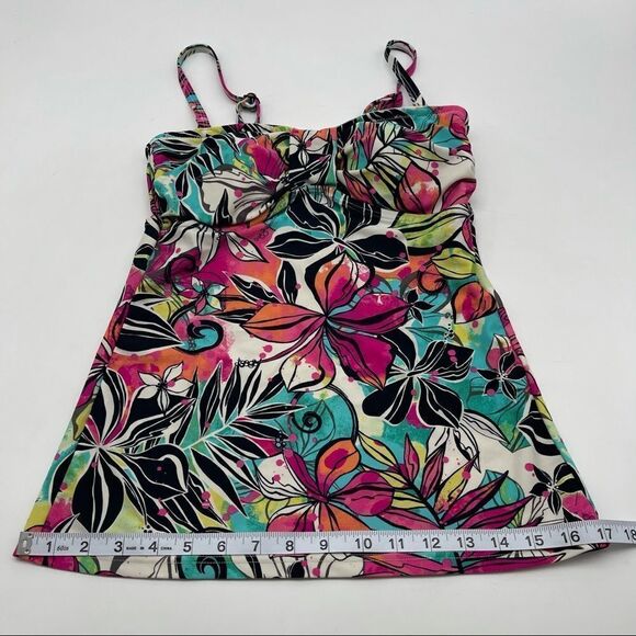Croft & Barrow Tankini Top Sz 6L - Picture 8 of 13